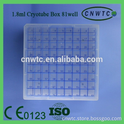 Cryovial Tube Box
